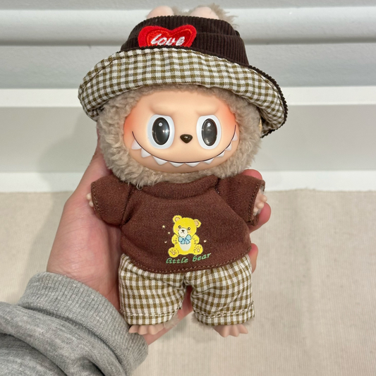 Yellow Teddy Bear Outfit (Doll Not Included)